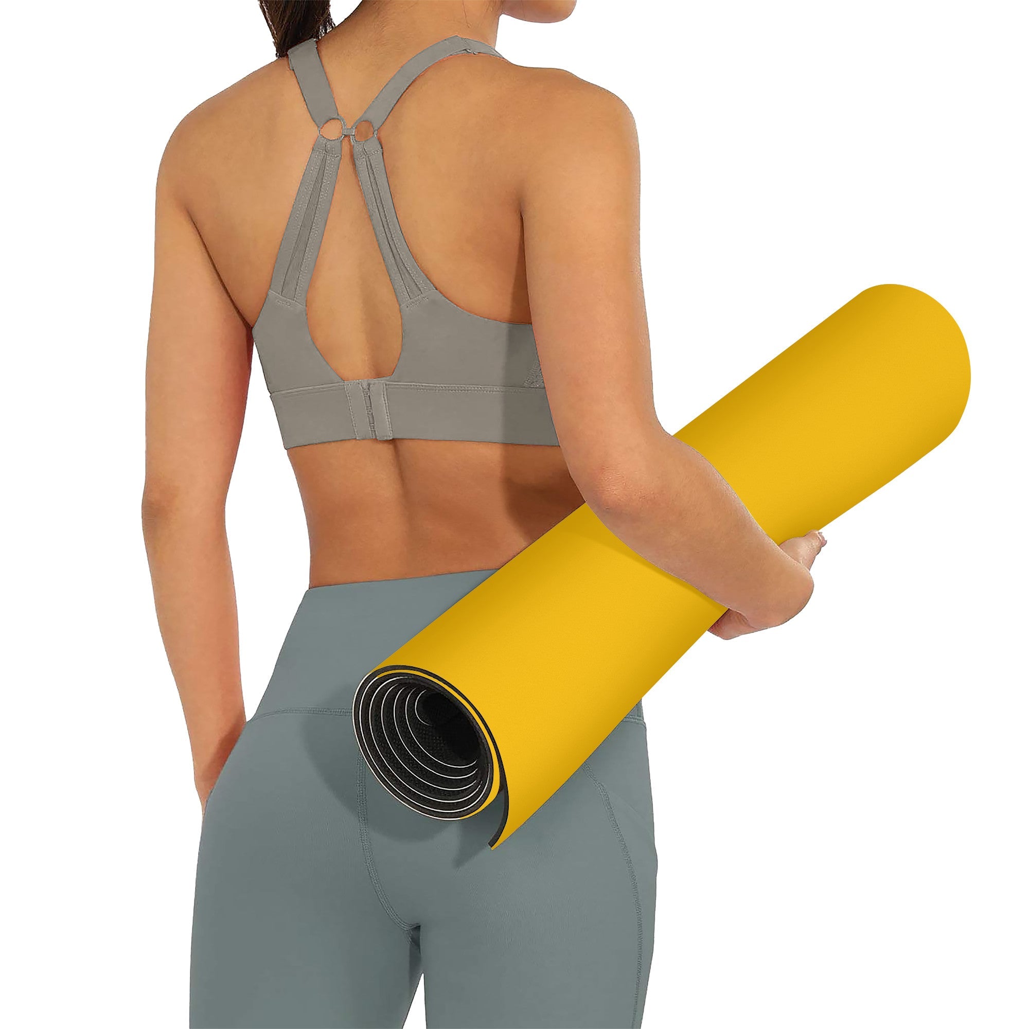 Uniquely You Yoga Mat / Amber Orange Non-Slip Fitness Mat