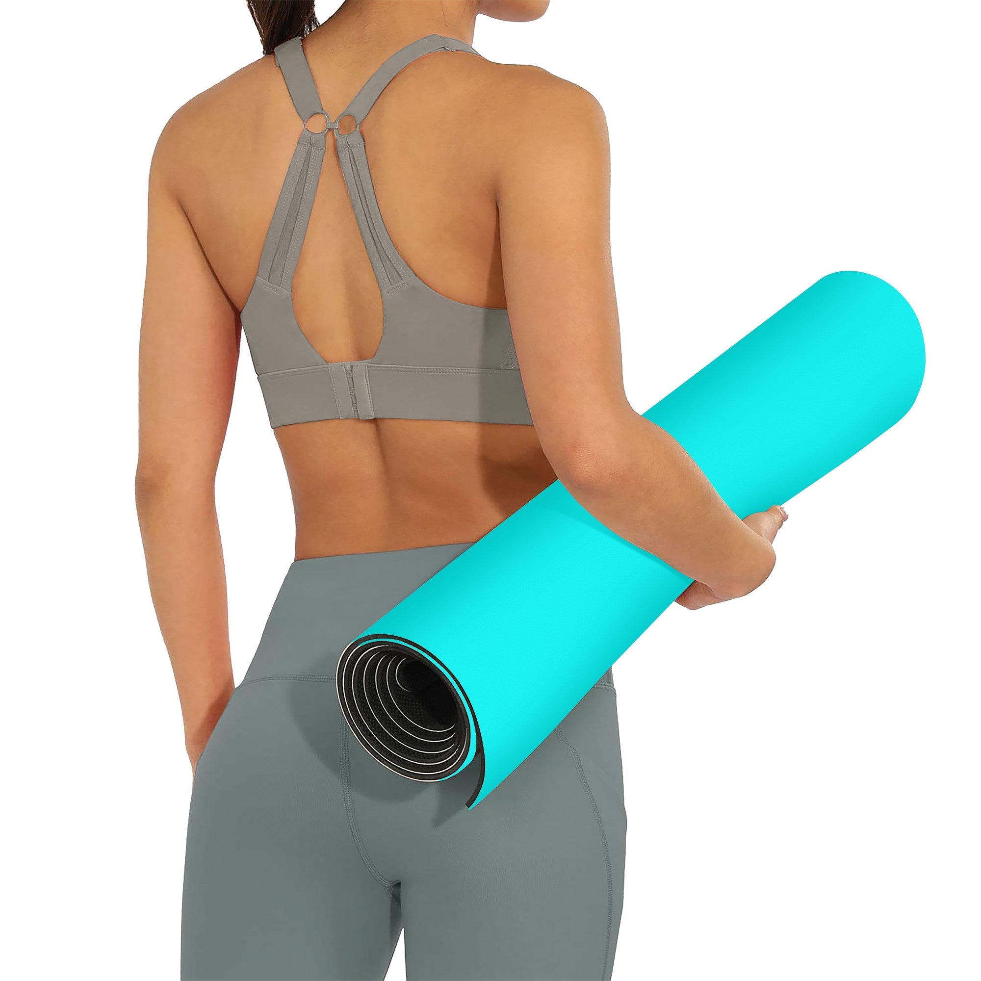 Uniquely You Yoga Mat, Aqua Green Fitness Mat