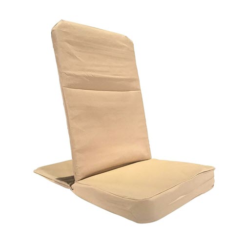 Medistations Folding Meditation floor Chair with Back rest