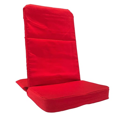 Medistations Folding Meditation floor Chair with Back rest
