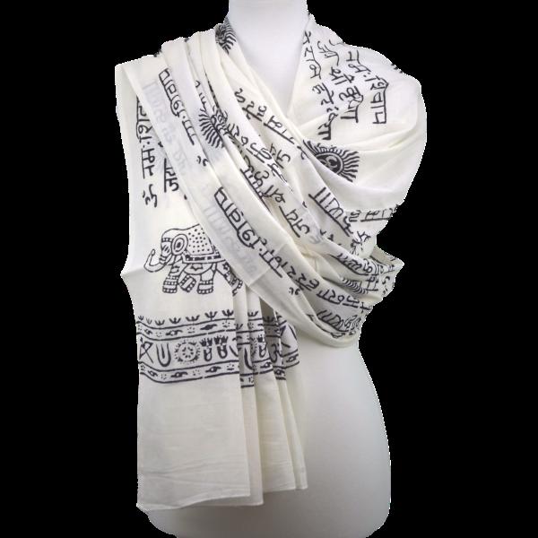 Medistations OMSutra Karma Mantra Yoga Prayer Shawl