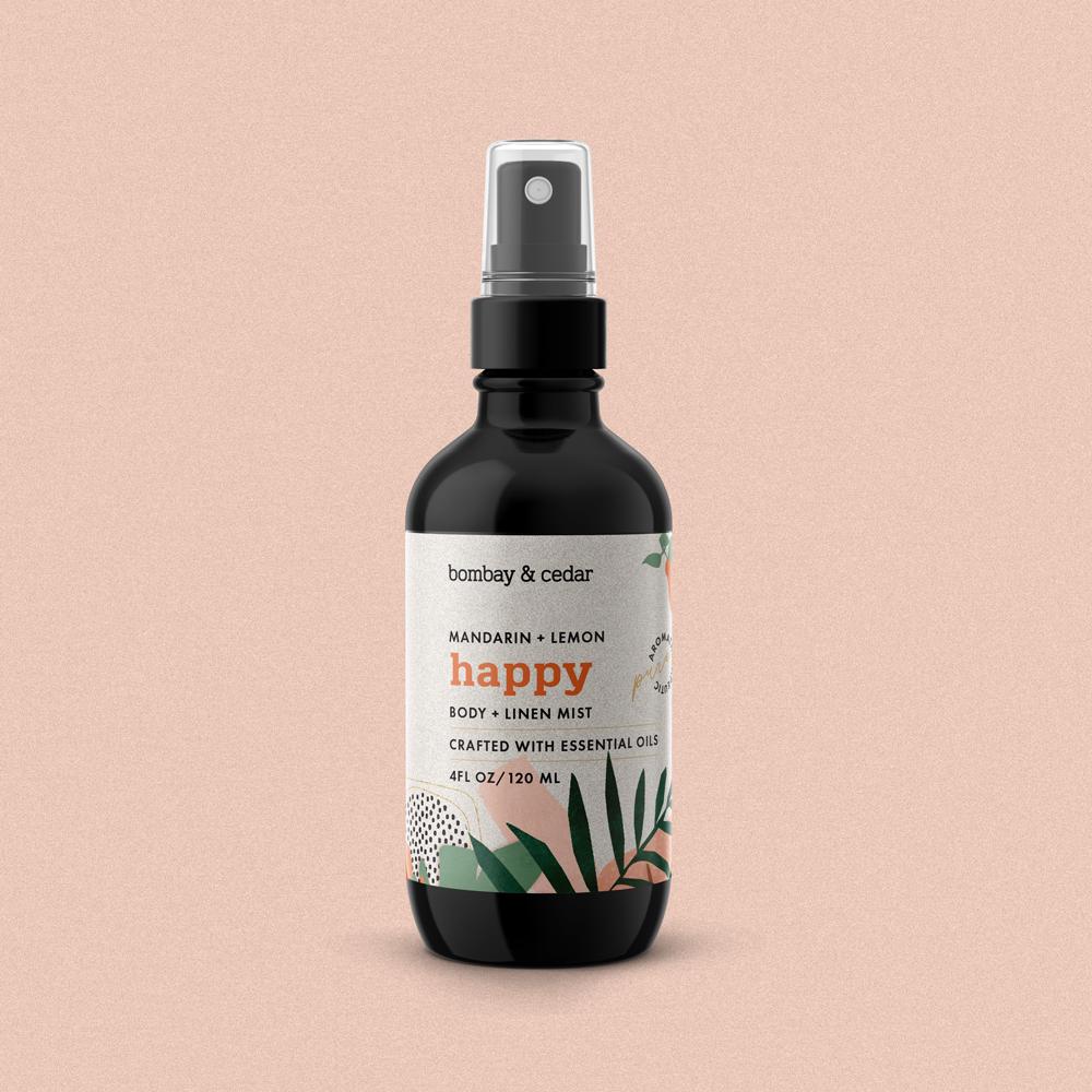 Aromatherapy Body + Linen Mist - Happy