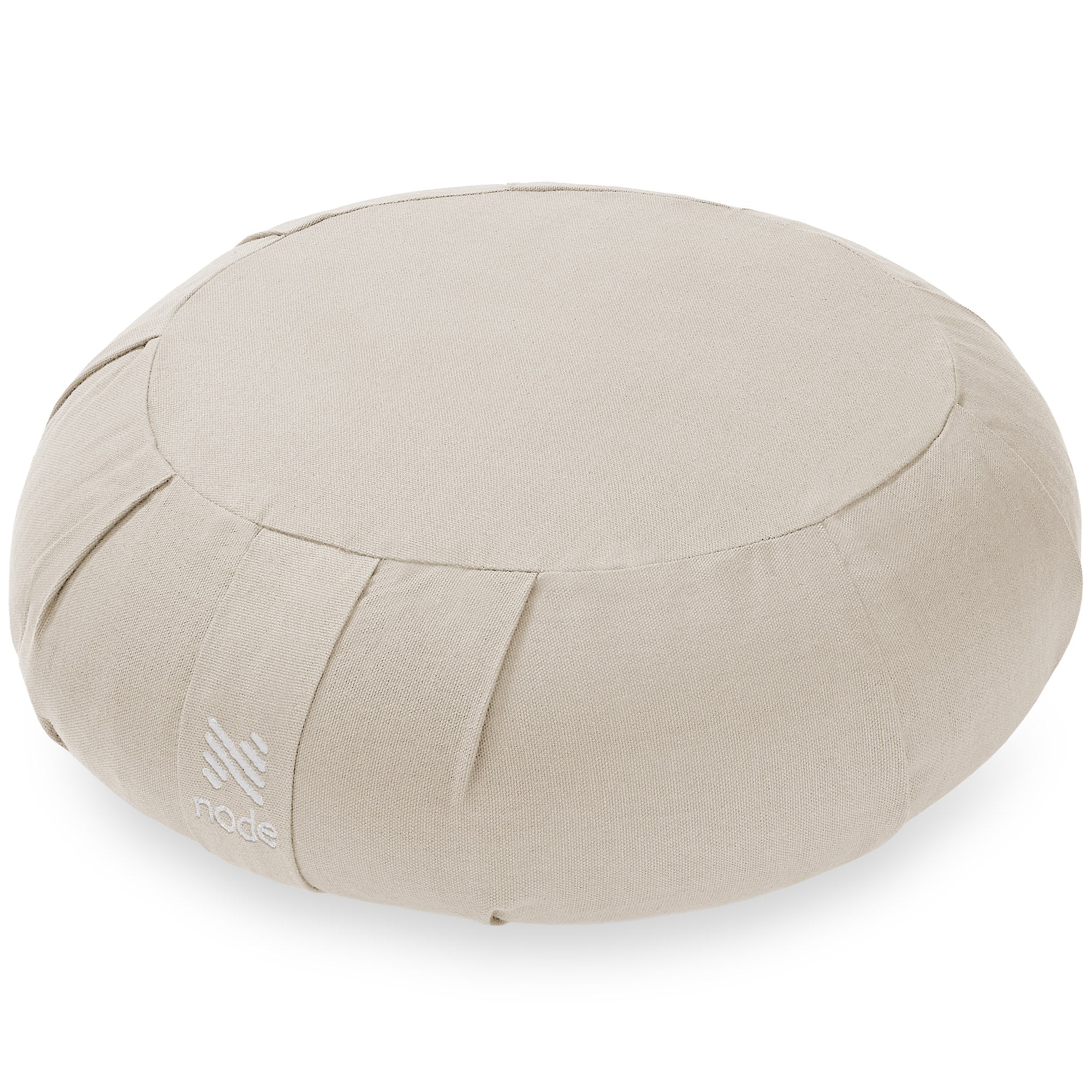 15" Round Organic Cotton Buckwheat Hull Zafu Meditation Cushion Pillow